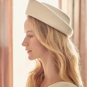 Gigi Burris Laura Halo Hat in Ivory